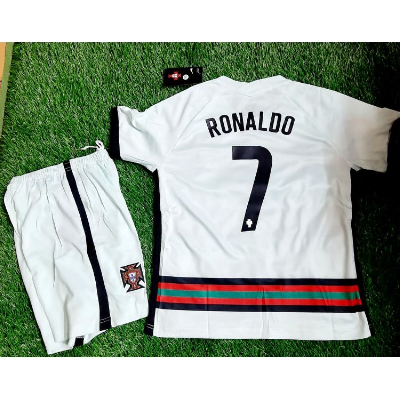 JERSEY BAJU BOLA ANAK PORTUGAL AWAY KIDS 2020/2021 RONALDO GRADE ORI