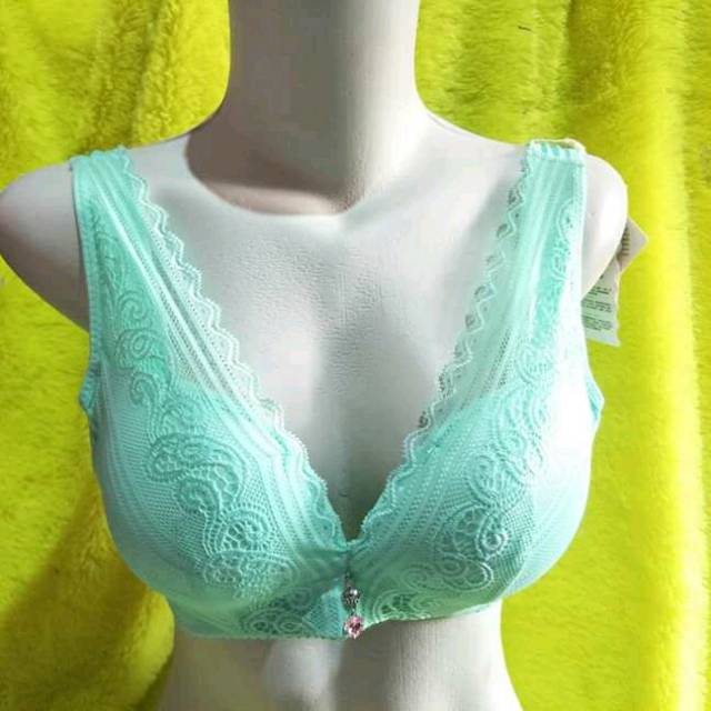 Bra busa tebal berkawat pengait 4 full broklat