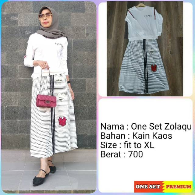 ONE SET ROK ZOLAQU BY ANIS COLLECTION