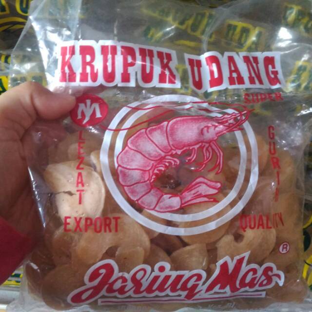 

Krupuk udang jaring mas