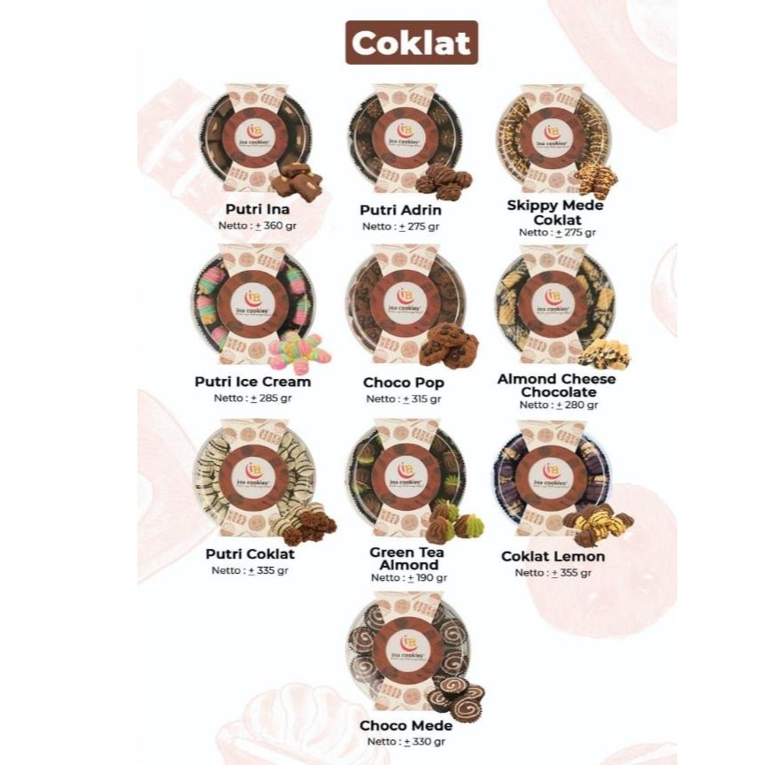 

Ina Cookies REGULER [Coklat]