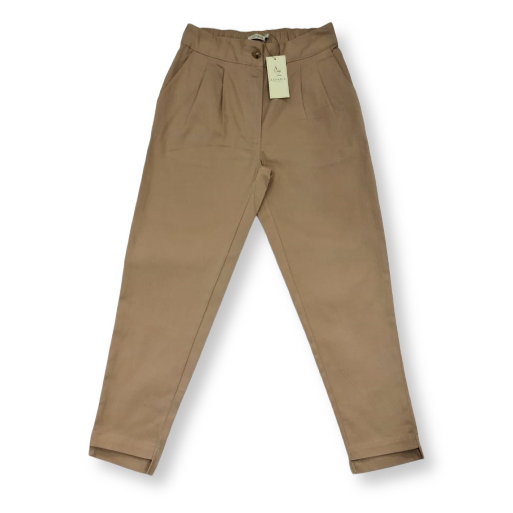 Akia Pant - Long Pant Wanita By Azhania-Khaki