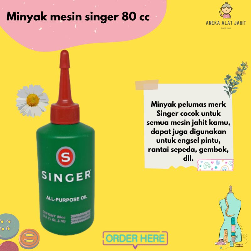 Minyak Singer Untuk Rantai Sepeda