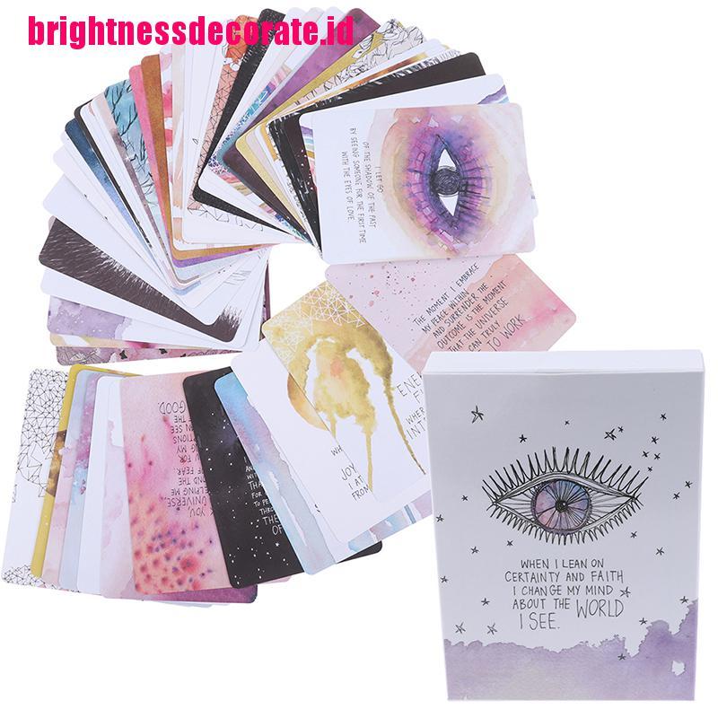 BrightID Universe Oracle Cards Deck Mysterious Tarot Cards Divination Fate Board Game