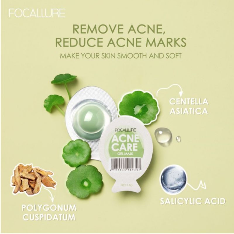 FOCALLURE  Mask Masker Wajah oles minutes hydrating can stop foundation from