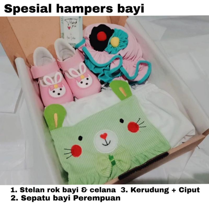 

HAMPERS BAYI PEREMPUAN, BAJU ANAK SEPATU ANAK