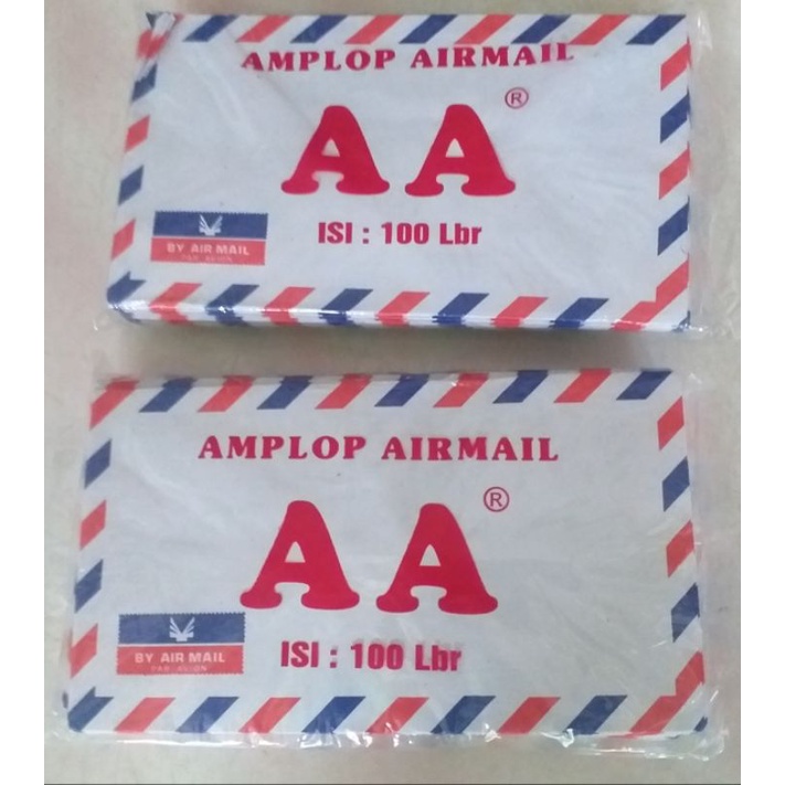 

Amplop air mail AA tanpa perekat