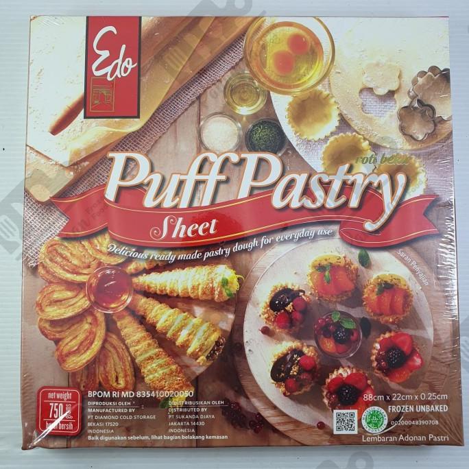 

MAKANAN BEKU / EDO PUFF PASTRY 750 GRAM / KULIT ZUPPA NON COD