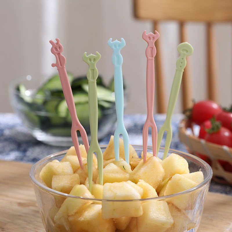 KD1 Garpu Plastik Tusuk Buah