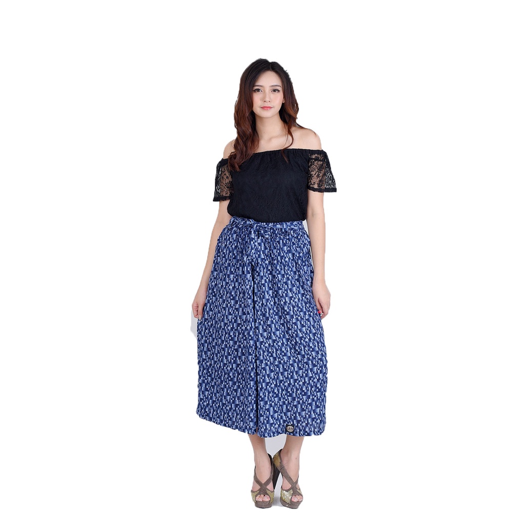 XSHOP Rok Celana Wanita Corak Batik Simpel Elegan - Tannia