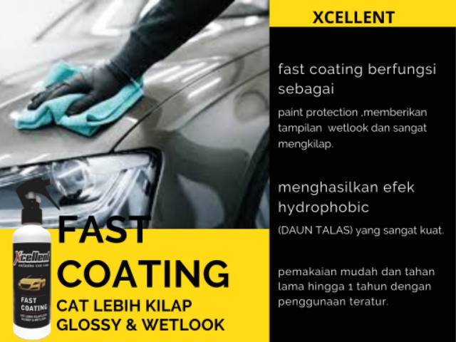 cod PENGKILAP BODY MOBIL &amp; MOTOR -FAST COATING-BY Xcellent