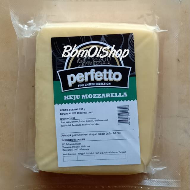 

Keju leleh mozarella Perfetto 250gr