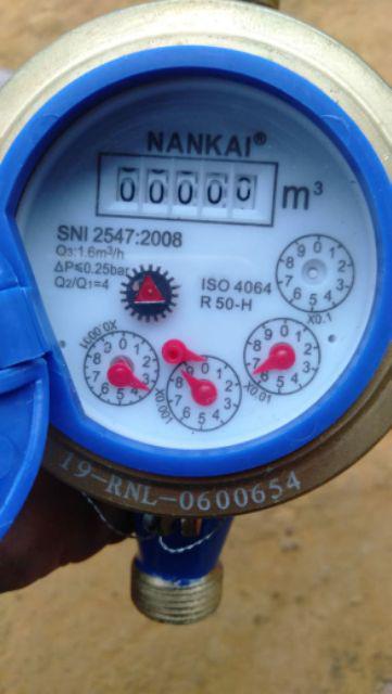 Meteran Air Nankai Water Meter 1/2