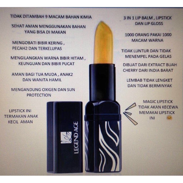 PROMO  Lipstik Legend Age / Lipstick legend age   TERLARIS
