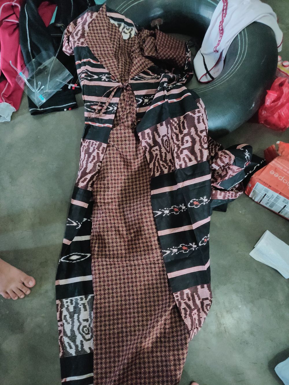 Baju Gamis Batik Couple Jazzy Original Wanita Dan Pria Motif Terbaru Harga Murah