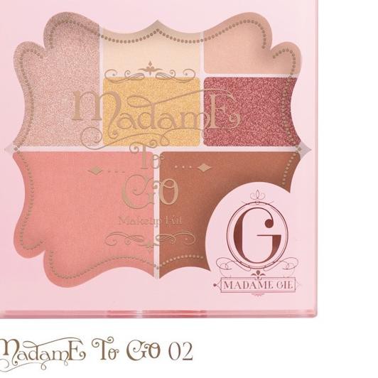 SALE (gxv-770) NEXT - MADAME GIE TO GO MAKE UP KIT Eyeshadow, Highlight, Blush On dan Contour
