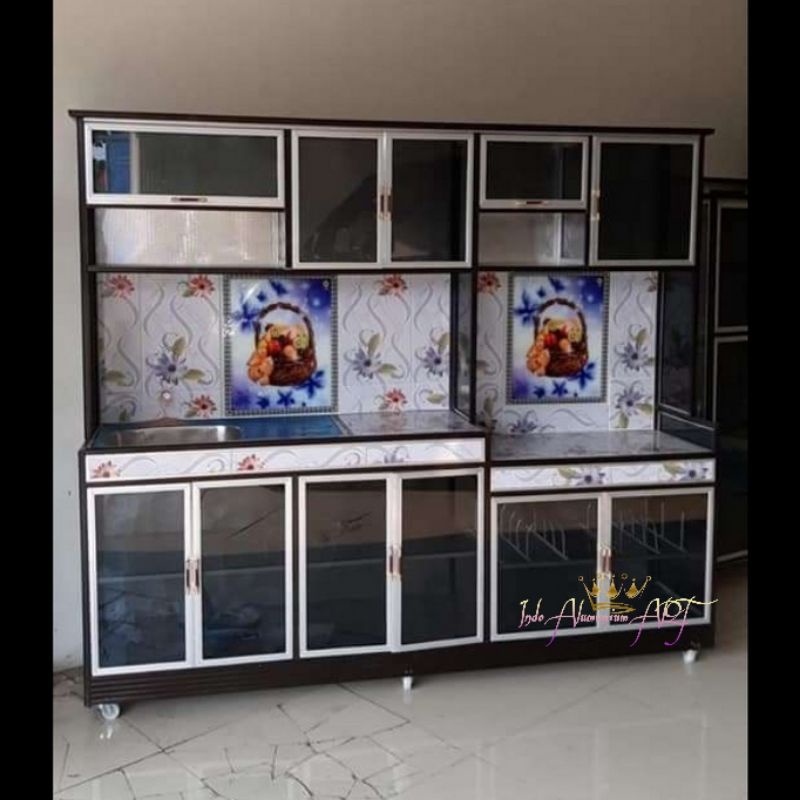 Kitchen Set Dapur Sehat - Rak Dapur Bahan Alumunium