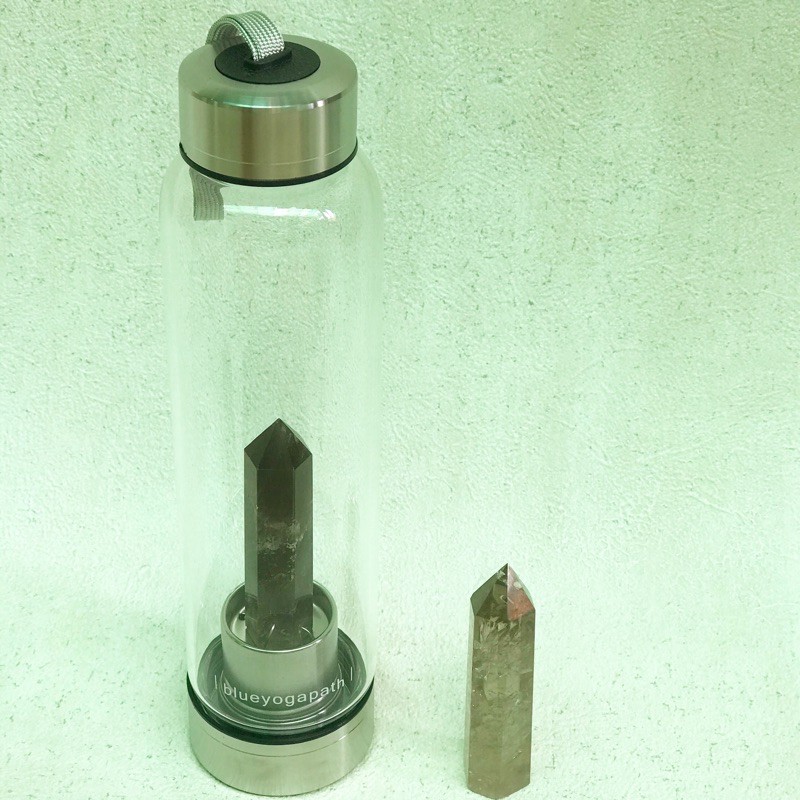 Crystal Healing Bottle/ Infused Water (Smoky Quartz)
