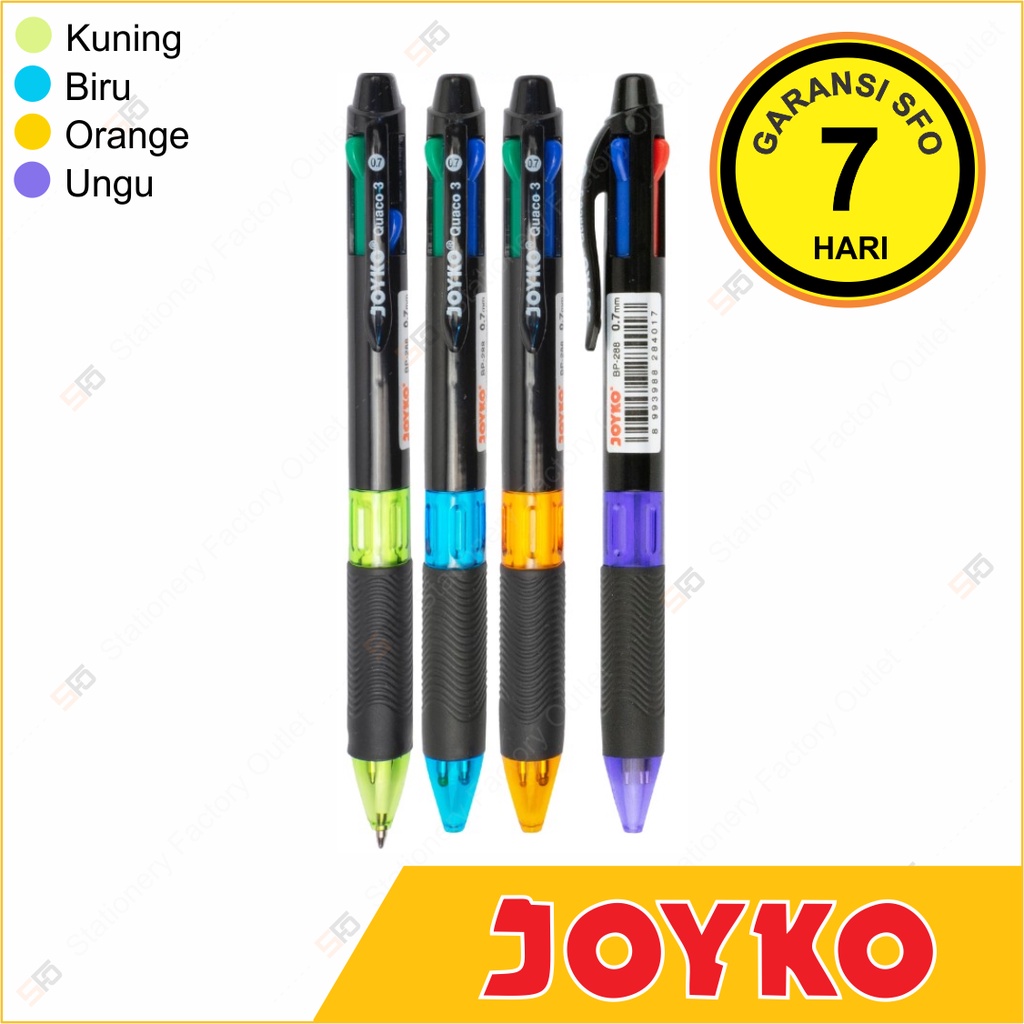 

Pen 4 Warna Joyko - Quaco 3 BP-288