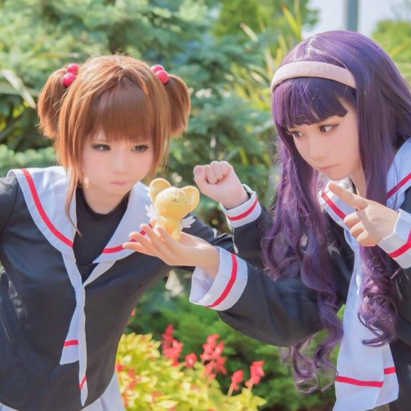 (Cardcaptore Sakura) Costume HIGH QUALITY Japan anime school uniform seifuku seragam jepang (Ky013c)