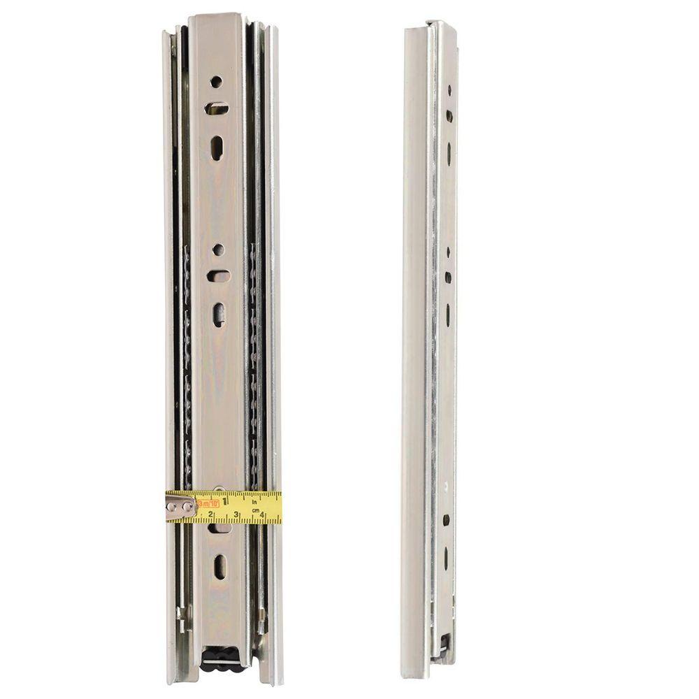 Populer 2pcs Slide Runner Panas Perak Stainless steel Heavy Duty