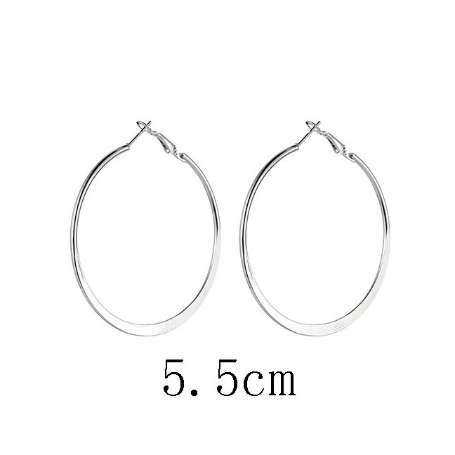 LRC Anting Tusuk Fashion Pure Color Decorated Earrings