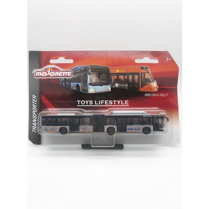 Majorette Diecast - City Bus (Silver) Mainan Bus Anak By Eastern