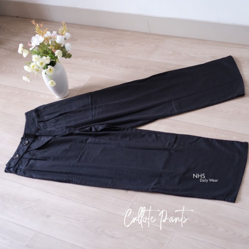 Cullotte Pants Jumbo celana kulot linen jumbo