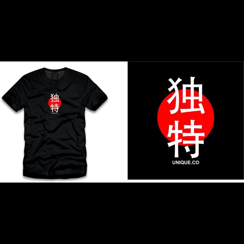 KAOS PRIA ORIGINAL/KAOS PRIA DISTRO/KAOS UNIQUE HITAM/COD/KAOS TULISAN JEPANG/BAJU DISTRO BANDUNG