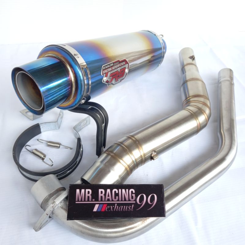 Knalpot R9 Mugello MX KING/MX OLD/ALL VIXION /R15 New/old Xabre Full system