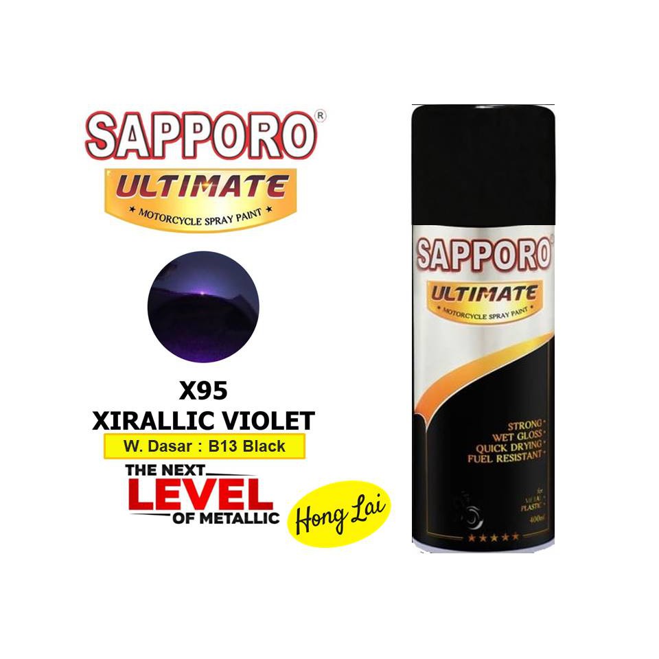 Sapporo Ultimate X95 Xirallic Violet / Sapporo Spray / Pilok / Pylox