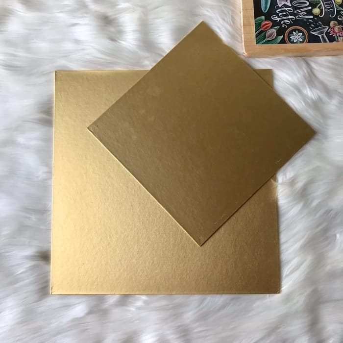 

89Yijt67R Cake Board Gold Size 20X20Cm (1Pck) E54Srfsw