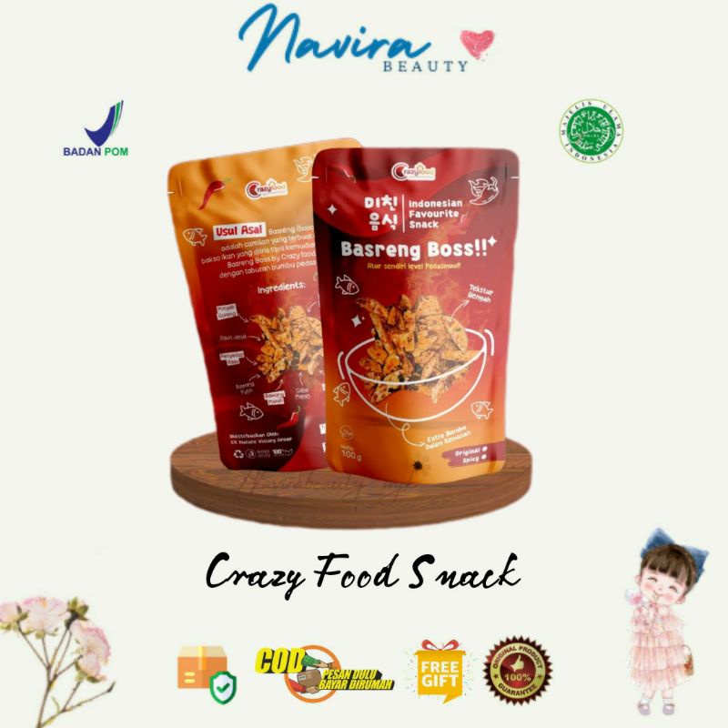 Jual Crazy Food Snack Viral Makarondo Usus Crispy Basreng Campur