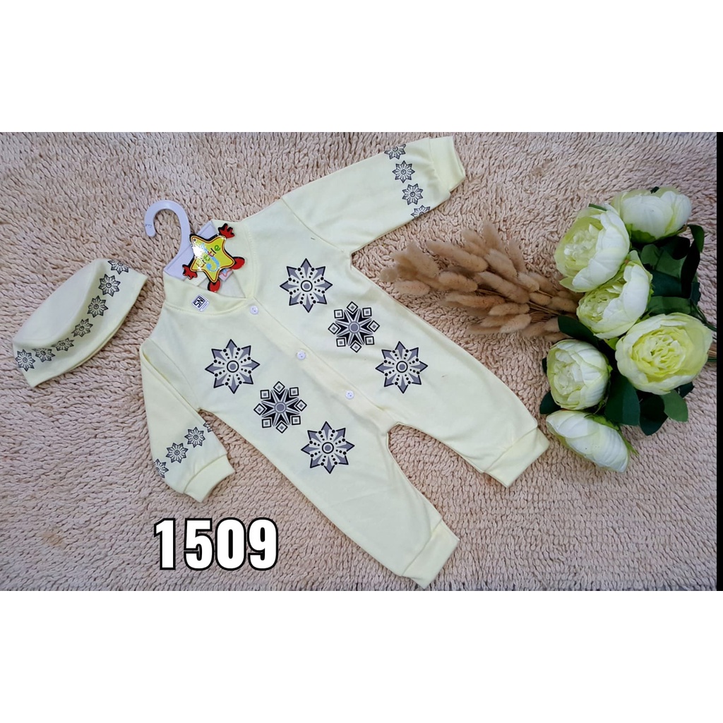 BAYIe - Baju Koko/Muslim+Kopiah/Peci Anak/Bayi Laki-Laki JUMPER/Hansop/Romper LITTLE SNI 0-6 bulan