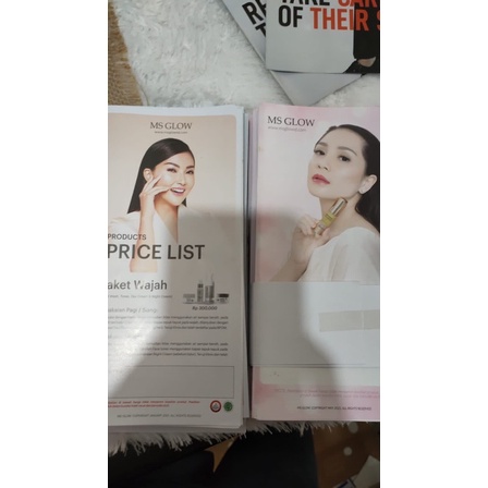 ( READY ) BROSUR MS GLOW BEAUTY DAN BROSUR MS GLOW MEN MSMEN MSGLOW BROSURE KATALOG PRODUK MS GLOW