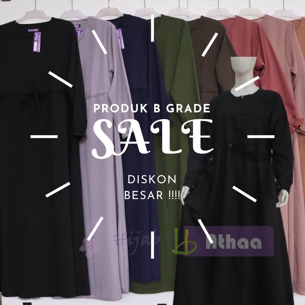 SALE!! Gamis Abaya Stok Terakhir / Gamis Murah / Jilbab Murah DISKON cuci gudang