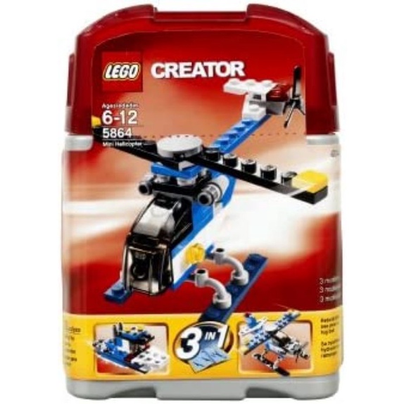 lego mini helicopter 5864