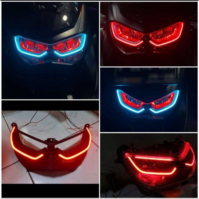 LAMPU LED DEMON EYE DEVIL EYE BUAT MOTOR 12V DEVIL EYES 3 TITIK ALL MOTOR