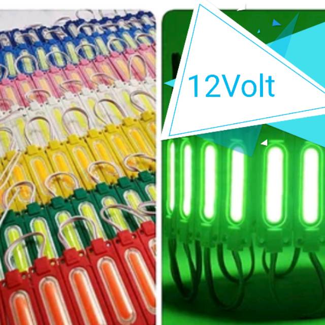 Modul led (isi 20 pcs) COB pendek 12Volt 12V 12 Volt