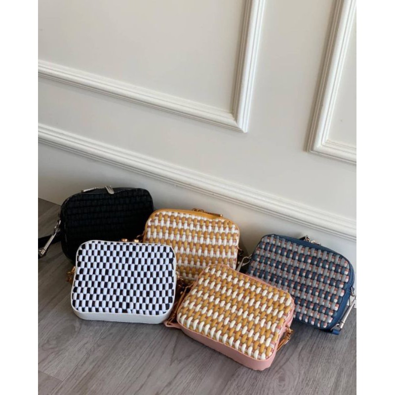 CK Woven Crossbody Bag