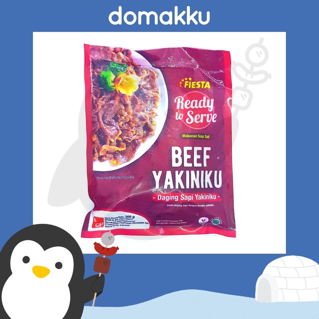 

Fiesta Ready To Serve Beef Yakiniku(Daging Sapi Yakiniku) 300gr, Halal