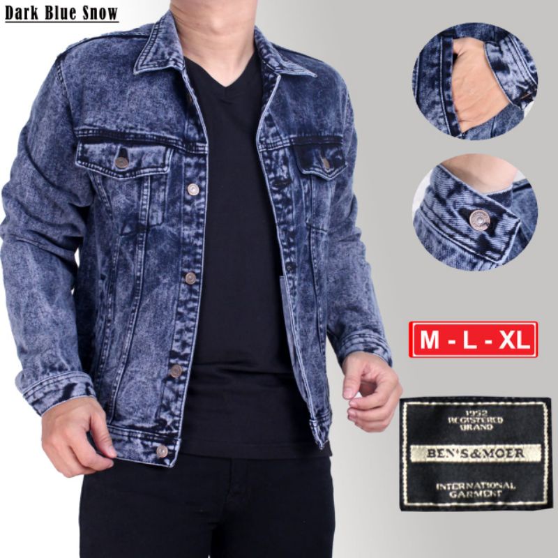 Tiara Fashion // jaket pria // jaket jeans // jaket Denim // New Arrival