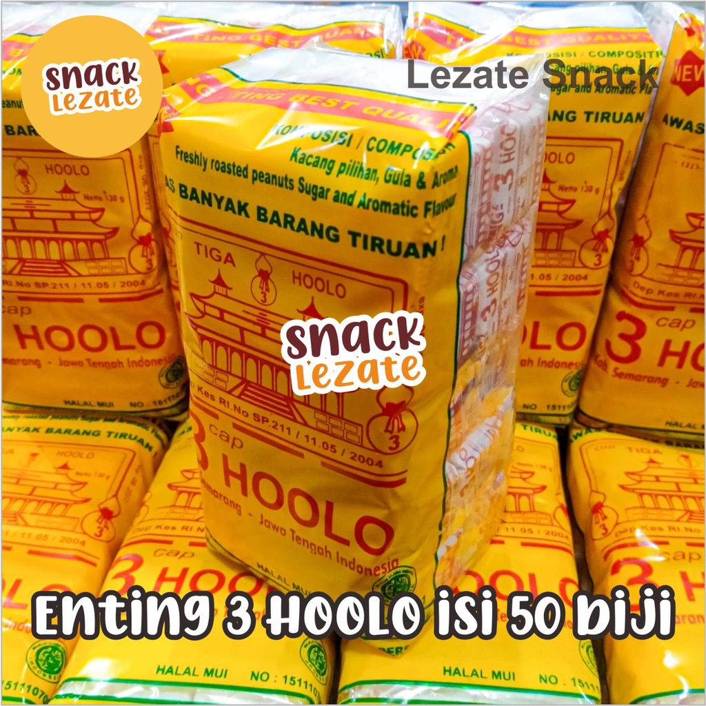 

Enting Gepuk Cap Klenteng 3 Hoolo Hoeloe Salatiga Isi 50 Biji / Enting Kacang Hoolo Enteng Gepuk Kacang Gula Murah Sedap Snack