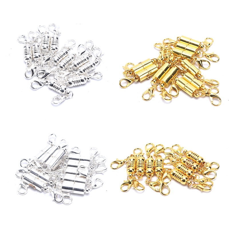 10pcs / lot Clasp Lobster Magnetik Untuk Membuat Perhiasan Handmade DIY