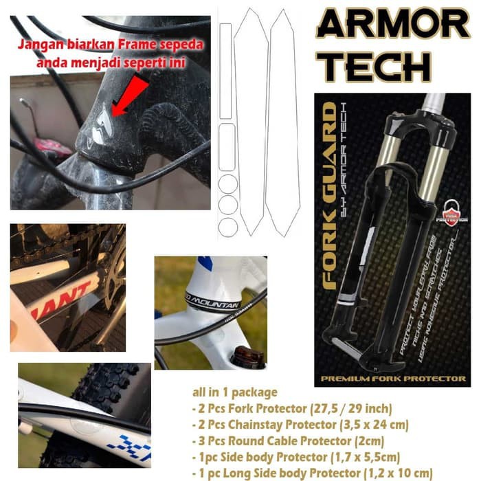 Unik Protector Frame sepeda Frame Sepeda -FPS - Fork 27.5 Berkualitas