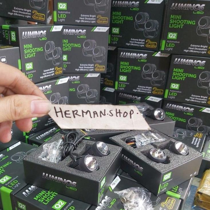 Lampu Tembak Laser 2warna LUMINOS Q2 / lampu luminos Q2 / lampu laser cr7 / lampu tembak cr7 / lampu