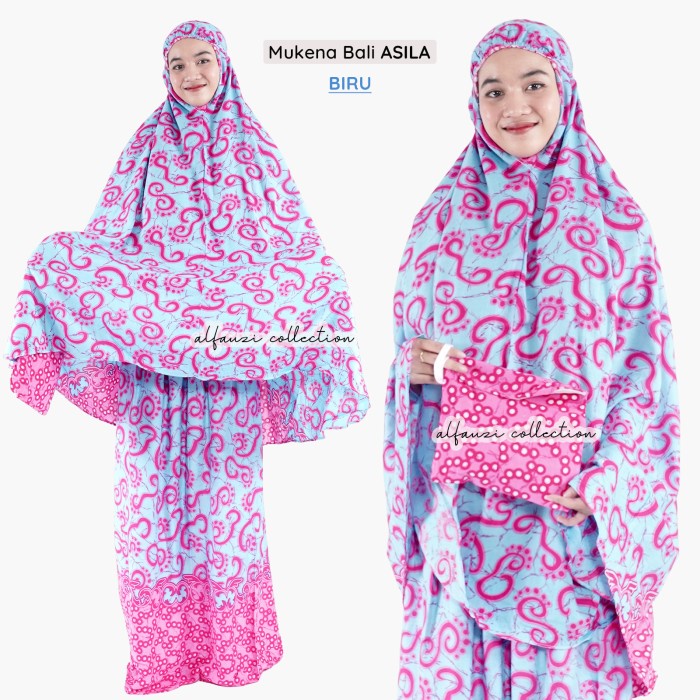 Mukena Dewasa Terlaris Mewah Tali Ikat Besar Peralatan Sholat Terusan L3V9 Remaja Rayon Mukenah Bali