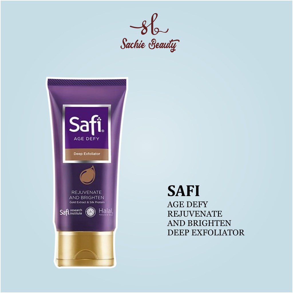 Safi Age Defy Deep Exfoliator 100 gr/ Cleanser/ Pembersih Wajah/ Scrub/ Skincare Bandung /Kecantikan