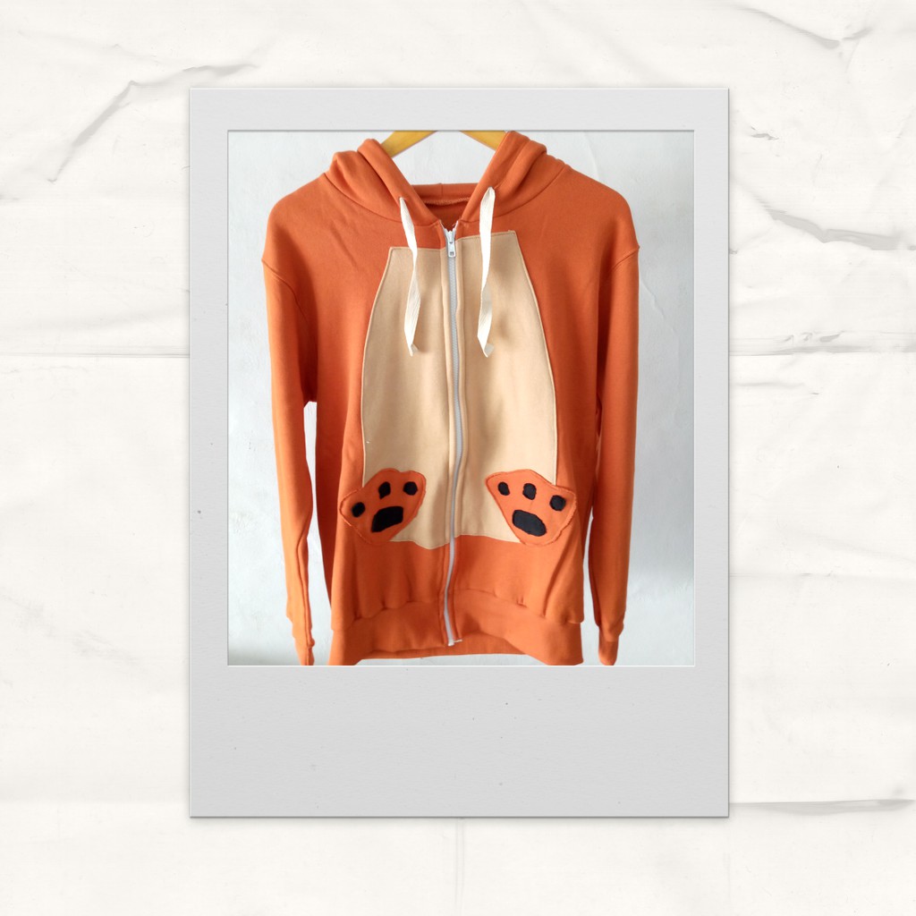 Jaket Anak Unik Beristleting model karakter Macan Tiger