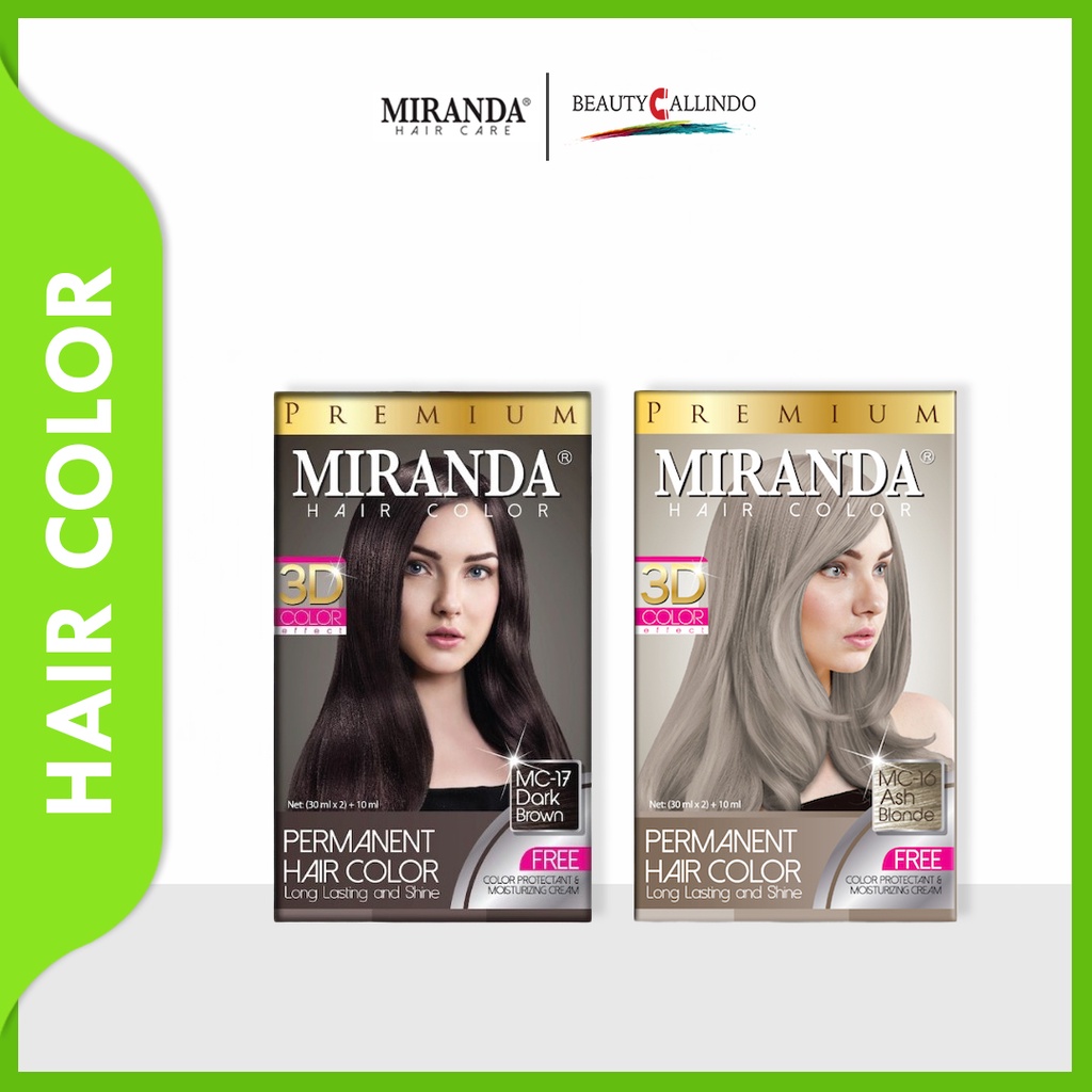 Miranda Hair Color Cat Semir Rambut 3D 30ml - 60ml